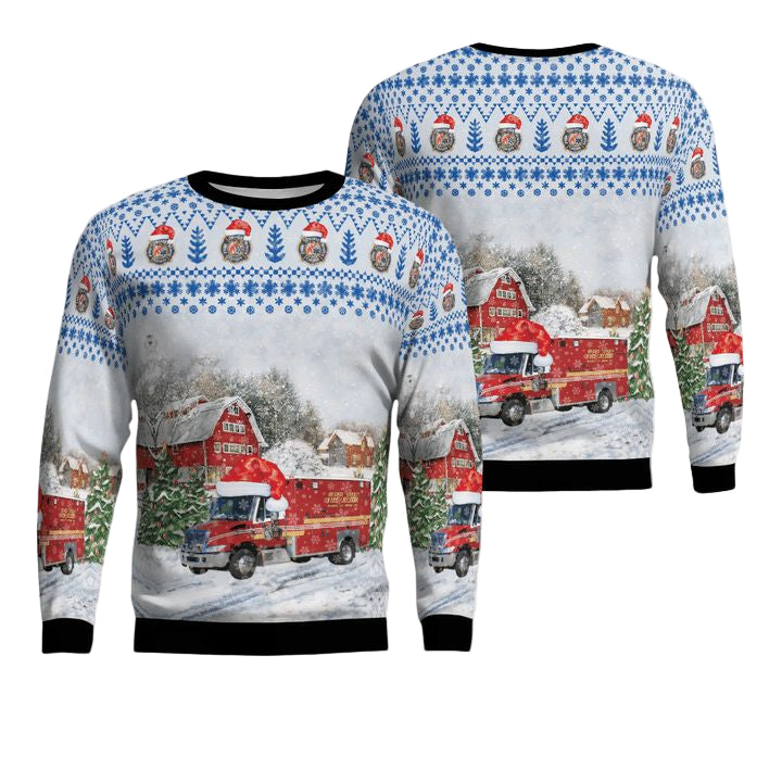 Florida Orange County Fire Rescue Paramedic Christmas Sweater 3D ? Usalast