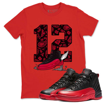 Fly To The Clouds Sneaker Tees - Air Jordan 12 Flu Game