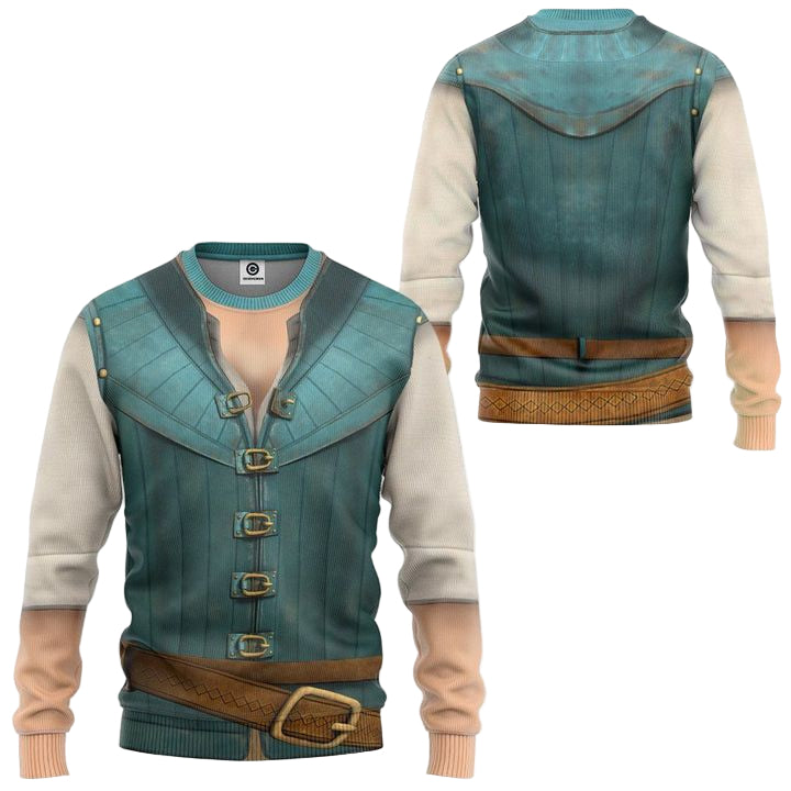 Flynn Rider Prince Costume Rapunzel Tangled Disney Ugly Christmas Sweater ? Usalast