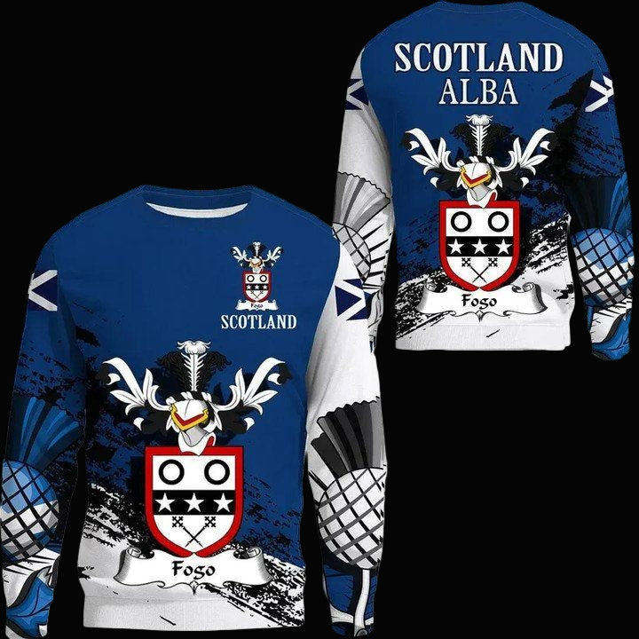 Fogo Scottish Family Crest Scotland Special Sweater A7 ? Usalast