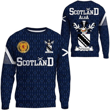 Fortescue Family Crest Sweater Scottish Home ? 1991 Style A7 ? Usalast