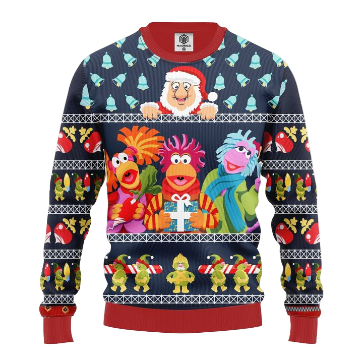 Fraggle Rock Sublimated Adult Ugly Christmas Sweater Amazing Gift Idea Thanksgiving Gift ? Usalast
