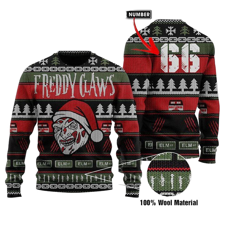 Freddy Claws Custom Number Sweater Sweater ? Usalast