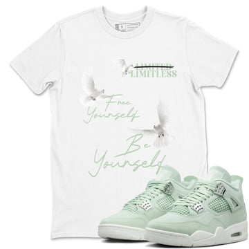 Free Yourself Be Yourself Sneaker Tees - Air Jordan 4 Abundance