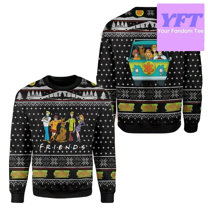 Funny Dog Friends Xmas 3d Ugly Christmas Sweater ? Usalast