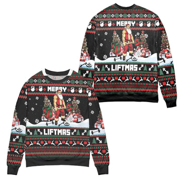 Funny Merry Liftmas Fitness Ugly Christmas Sweater ? Usalast
