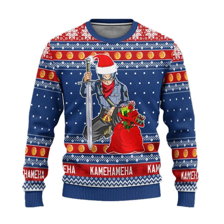 Future Trunks Dragon Ball Anime Ugly Christmas Sweater Xmas Gift ? Usalast