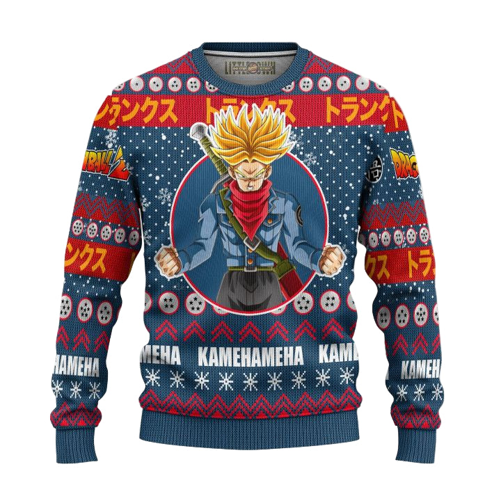 Future Trunks Ugly Christmas Sweater And 3D Hoodie Dragon Ball Z Xmas Gift ? Usalast