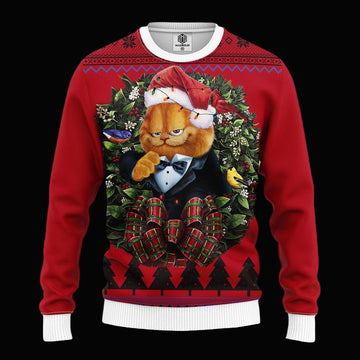 Garfield Odie Film Noel Mc Ugly Christmas Sweater Thanksgiving Gift ? Usalast