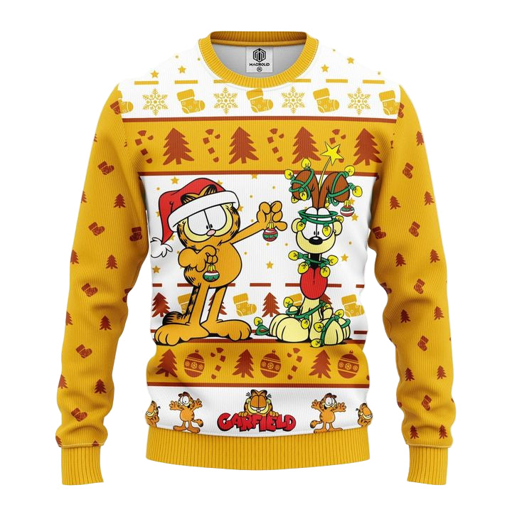 Garfield Ugly Christmas Sweater Amazing Gift Idea Thanksgiving Gift ? Usalast