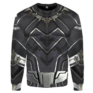 Black Panther Costume Custom Sweater Apparel ? Usalast