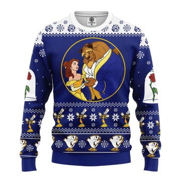 Beauty And The Beast Ugly Christmas Sweater