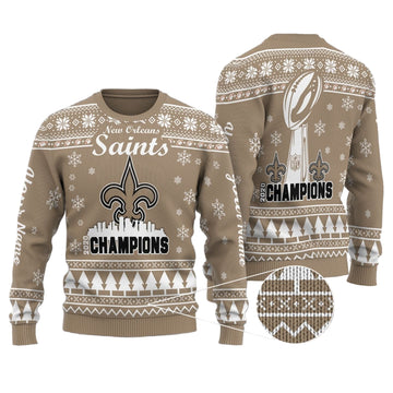 New Orleans Saints Personalized Sweater 24