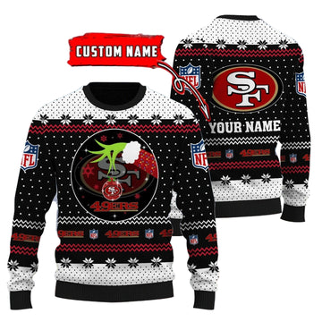 San Francisco 49ers Personalized Woolen Sweater BG62