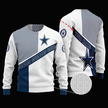 Dallas Cowboys Personalized Woolen Sweater BG17