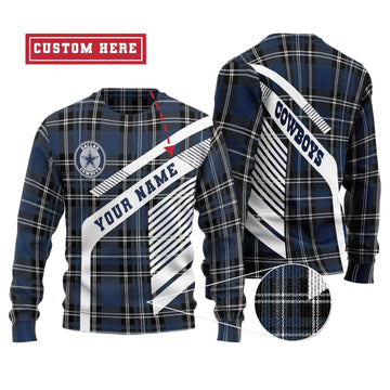 Dallas Cowboys Personalized Woolen Sweater BG12