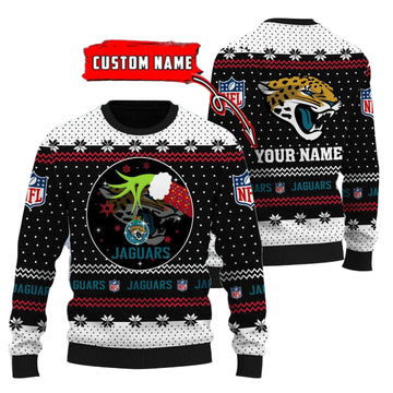 Jacksonville Jaguars Personalized Woolen Sweater BG49
