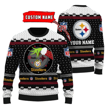 Pittsburgh Steelers Personalized Woolen Sweater BG59