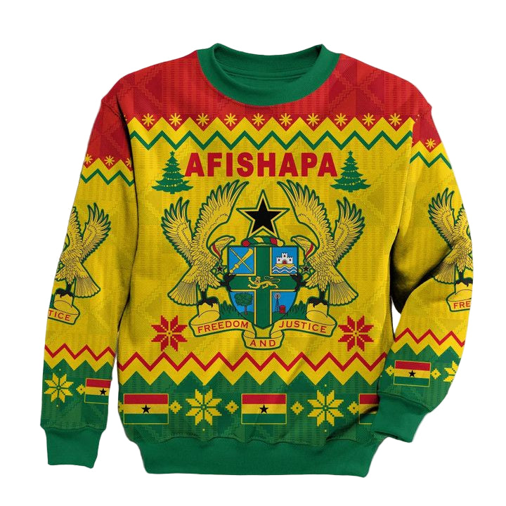 Ghana Christmas Sweater ? Afishapa K4 ? Usalast