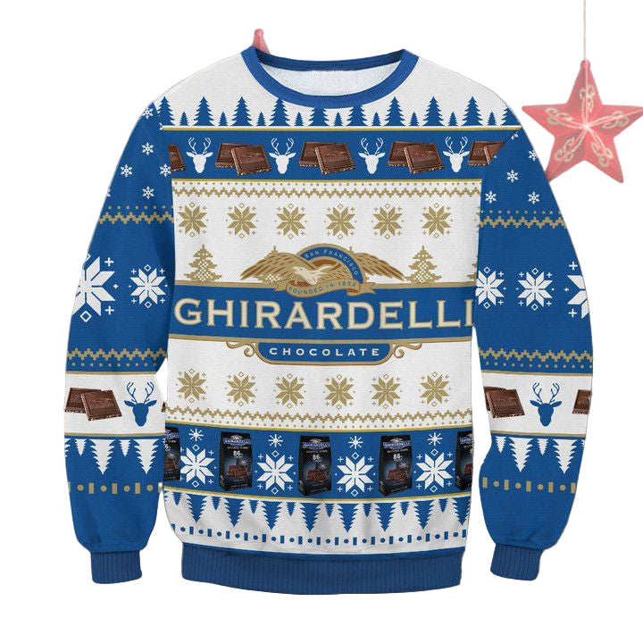 Ghirardelli Chocolate Ugly Christmas Sweater 2022 ? Usalast