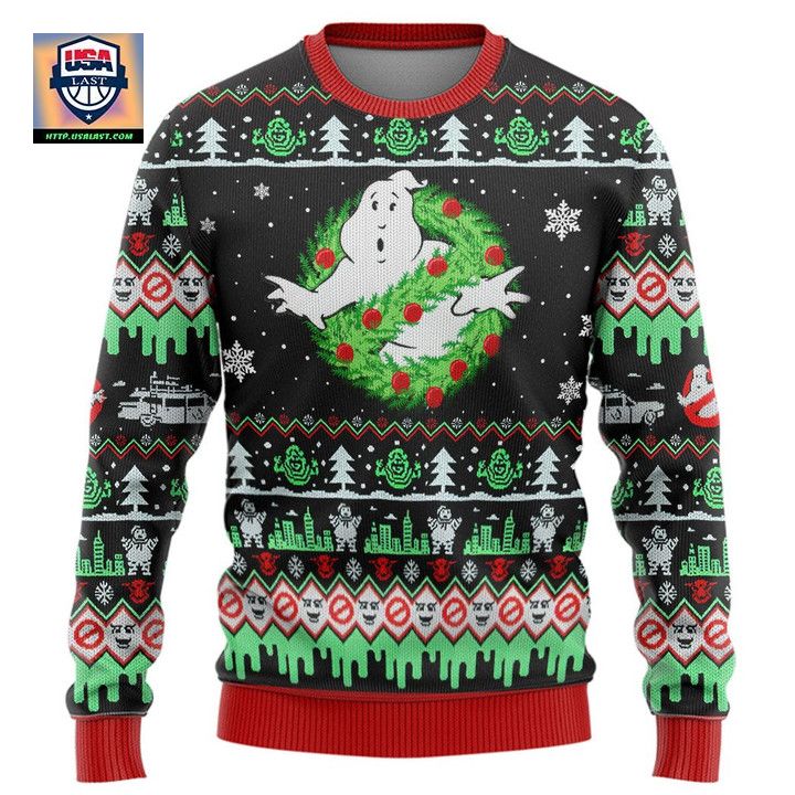 Ghostbusters Black Christmas Sweater ? Usalast
