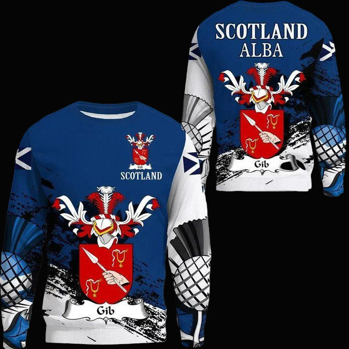 Gib Scottish Family Crest Scotland Special Sweater A7 ? Usalast