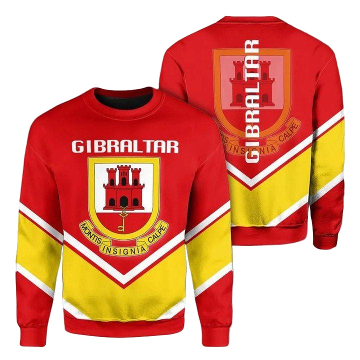 Gibraltar Coat Of Arms Sweater Lucian Style J5W ? Usalast