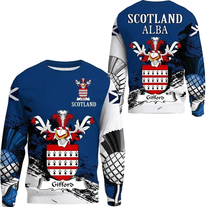 Gifford Scottish Family Crest Scotland Special Sweater A7 ? Usalast