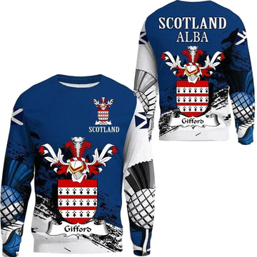 Gifford Scottish Family Crest Scotland Special Sweater A7 ? Usalast