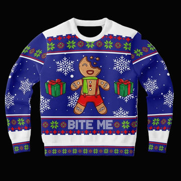 Gingerbread Gingerbread Cookie Xmas Eve Cute Cookie 3d Ugly Christmas Sweater ? Usalast