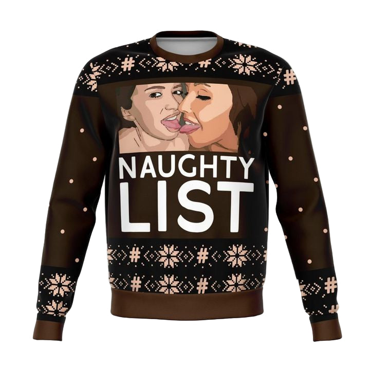 Girls Naughty List Meme 2022 Design 3d Ugly Christmas Sweater ? Usalast