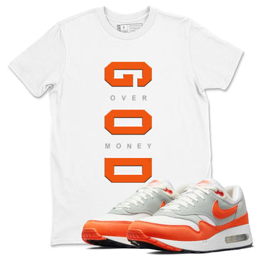 God Over Money Sneaker Tees - Air Max 1 Cosmic Clay