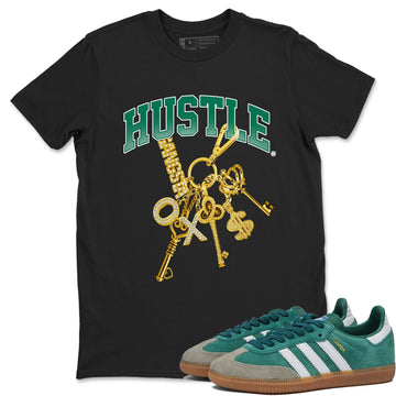 Gold Hustle Sneaker Tee - Samba Collegiate Green Gum