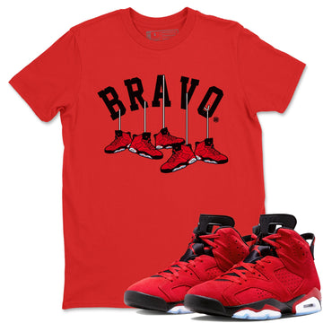 Hanging Sneakers Unisex Tops - Air Jordan 6 Toro Bravo