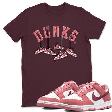 Hanging Sneakers Sneaker Tees - Dunk Valentines Day 2024