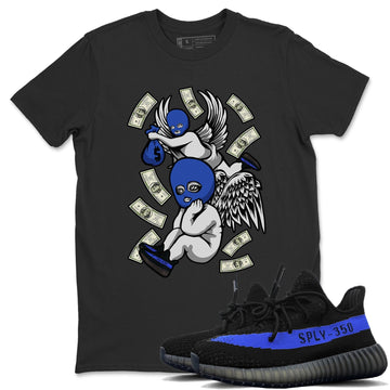 Hustle Angels Unisex Tops - Yeezy 350 Dazzling Blue