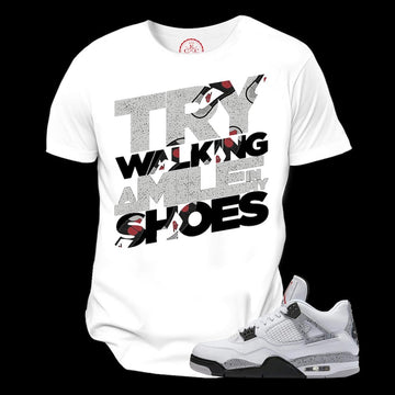 Jordan 4 White Cement 2025 Unisex T-Shirt, Shirt To Match Sneakers