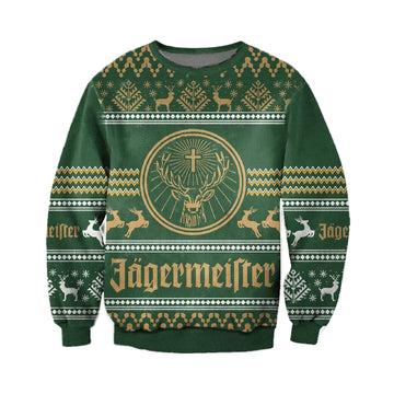 Jagermeister German Digestif Ugly Christmas Sweater 2022 ? Usalast