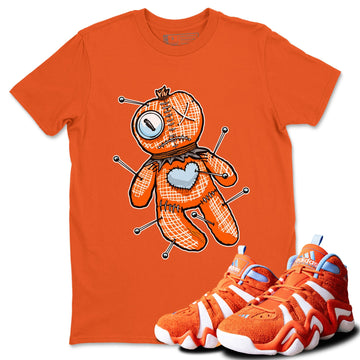Linen Voodoo Doll Sneaker Tee - Crazy 8 Team Orange