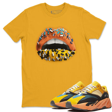 Lips Jewel Unisex Tops - Yeezy 700 Sun