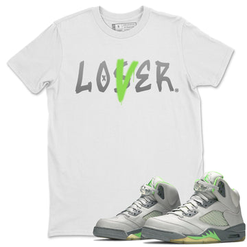 Loser Lover Unisex Tops - Air Jordan 5 Green Bean