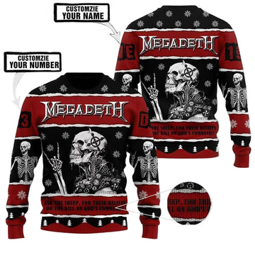 Megadeth Skull Sweater Sweater ? Usalast