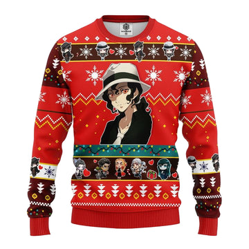 Muzan Kibutsuji Christmas Demon Slayer Anime Ugly Christmas Sweater Red 1 Amazing Gift Idea Thanksgiving Gift ? Usalast