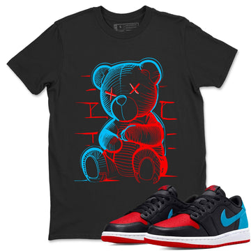 Neon Bear Unisex Tops - Air Jordan 1 UNC to Chicago