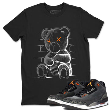 Neon Bear Sneaker Tee - Air Jordan 3 Fear