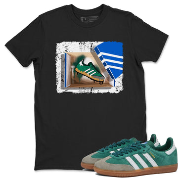 New Kicks Sneaker Tee - Samba Collegiate Green Gum