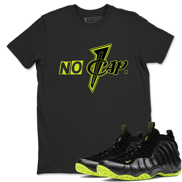 No Cap Sneaker Tees - Air Foamposite One Black Volt