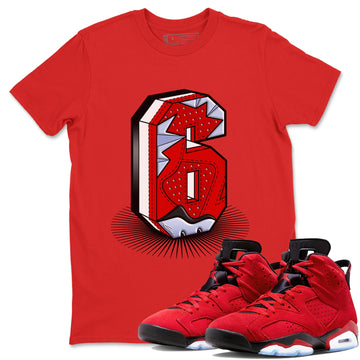 Number Statue Unisex Tops - Air Jordan 6 Toro Bravo