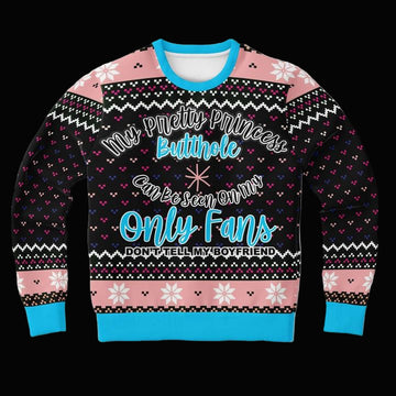 Only Princess Funny Meme 2022 Design 3d Ugly Christmas Sweater ? Usalast