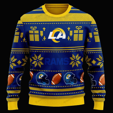 Personalized Nfl Los Angeles Rams Custom Christmas Sweater ? Usalast